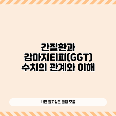 간질환과 감마지티피(GGT) 수치의 관계와 이해