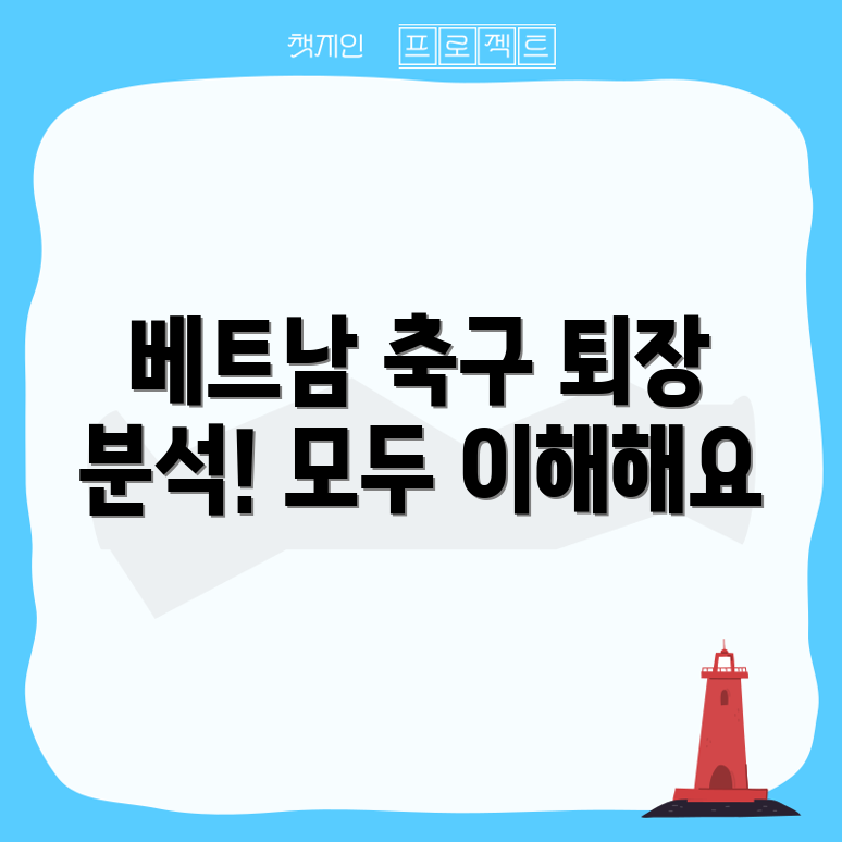 누구나 이해하는 베트남 축구 퇴장 분석