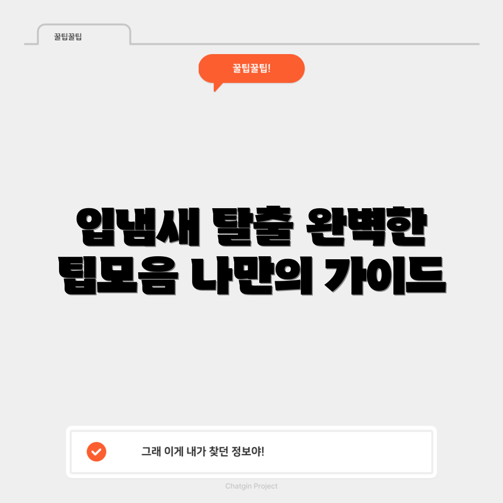 입냄새 애환자를 위한 완벽 가이드