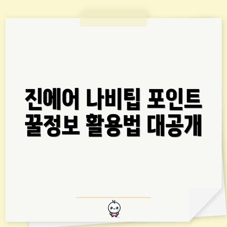 진에어 나비포인트 활용법 5가지 팁