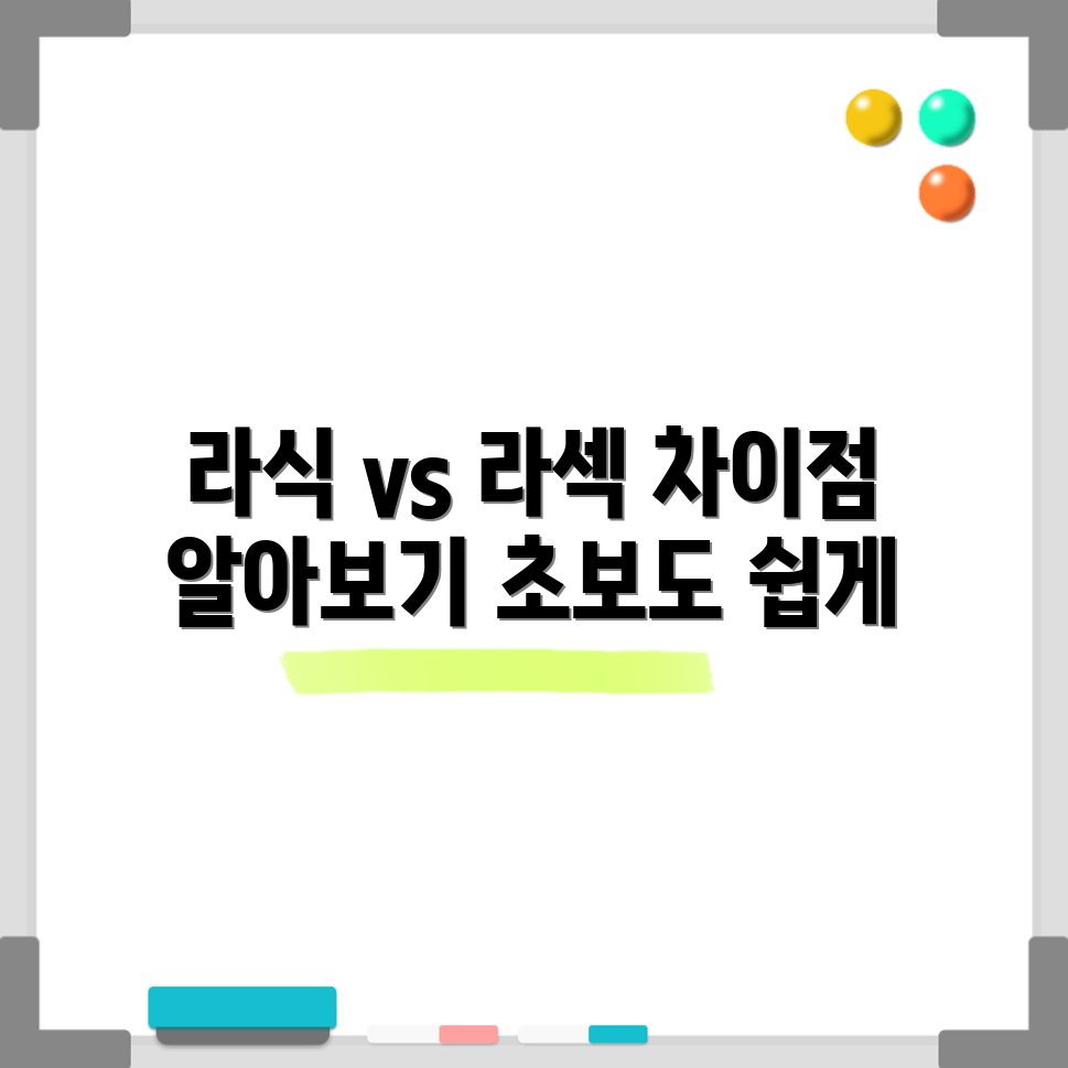 초보자도 쉽게 이해하는 라식 vs 라섹의 차이