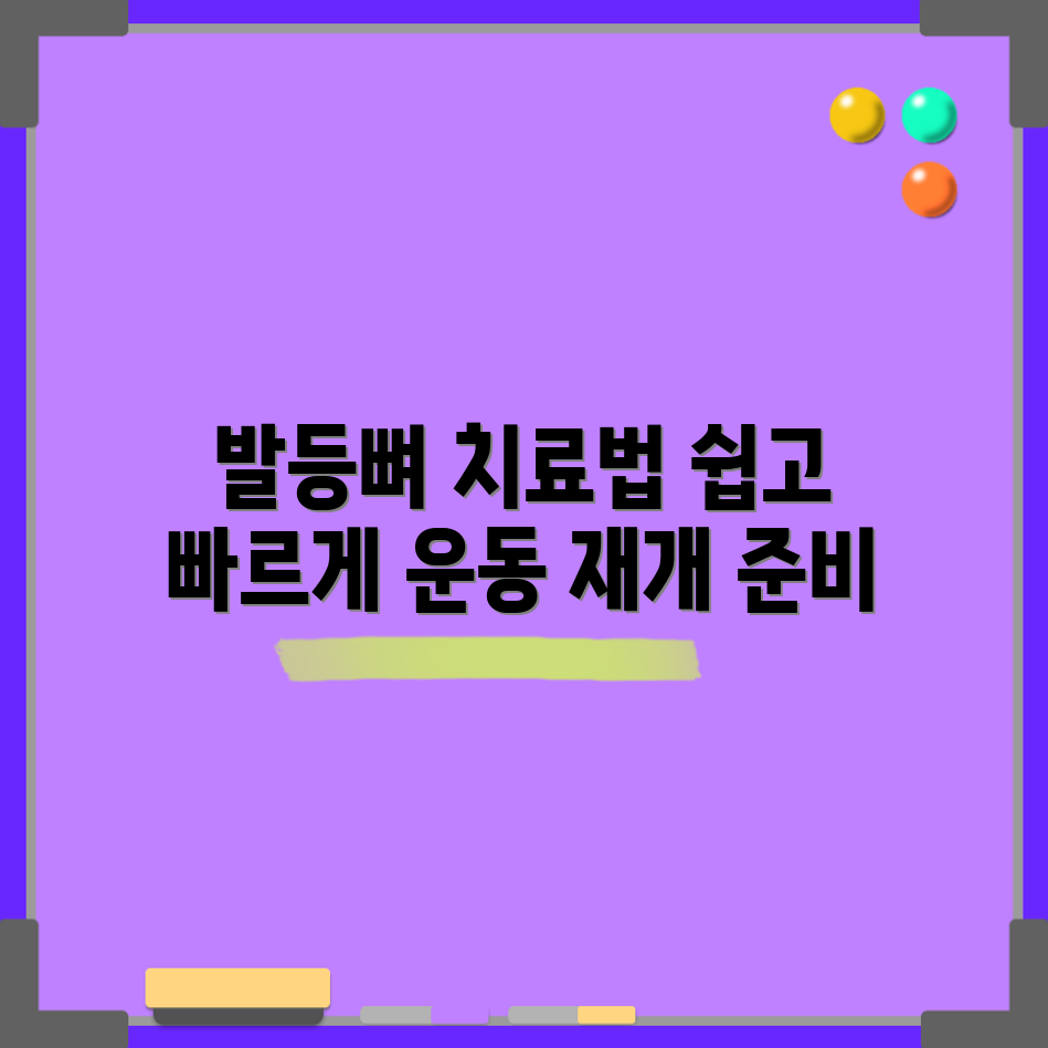 누구나 쉽게 알 수 있는 발등뼈 돌출 골절 치료법