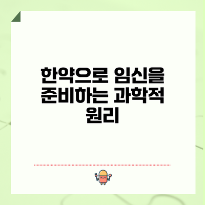한약으로 임신을 준비하는 과학적 원리