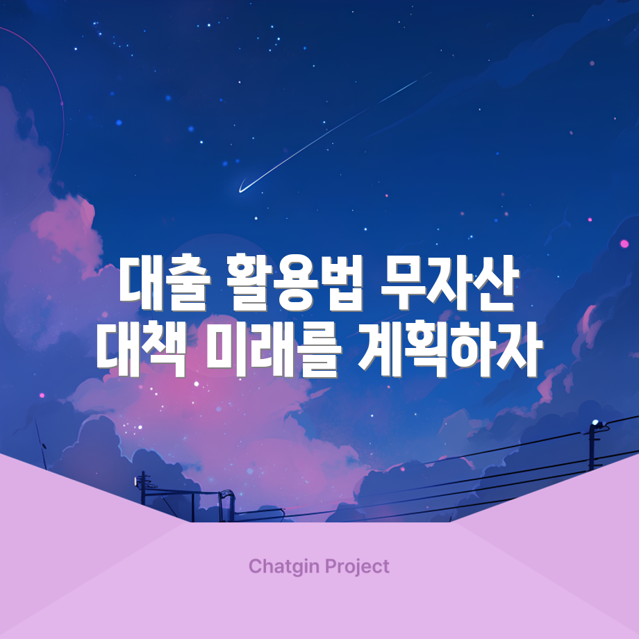 무자산자의 미래 설계 5가지 대출 활용 전략