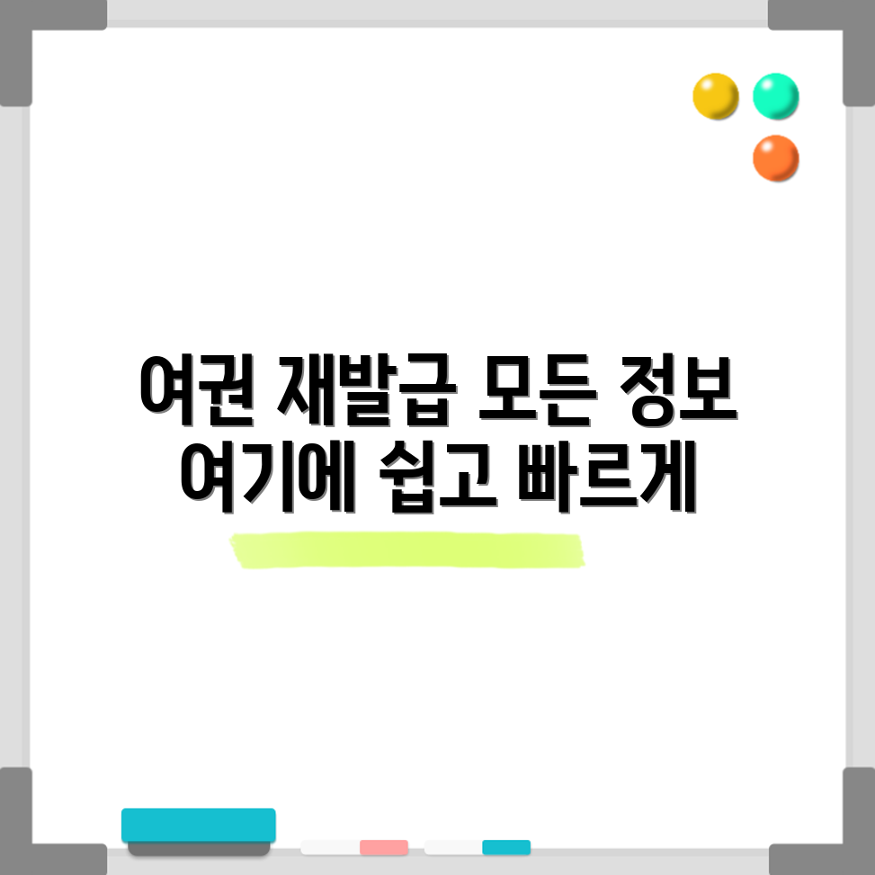 믿을 수 없는 여권 재발급 가이드, 모든 정보 한눈에!